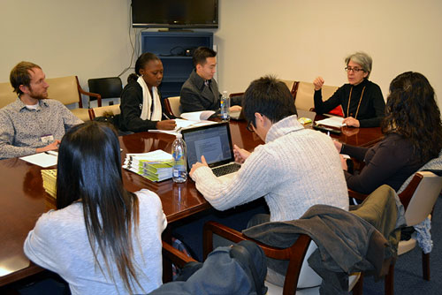 Ilchi-Lee_IBREA_WYL3 IBREA WYL participants learn from UN members.