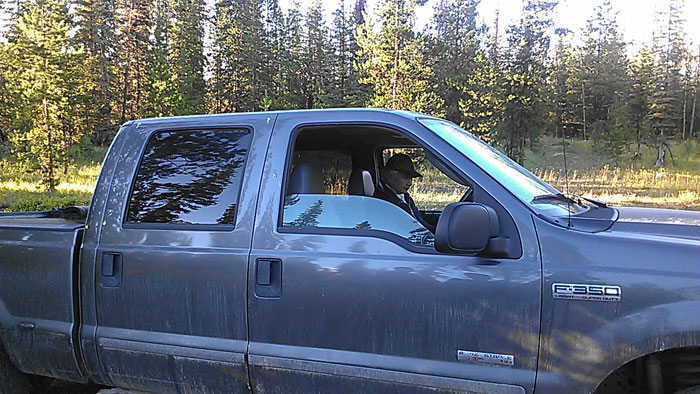 Ilchi Lee Earth Village truck to lake