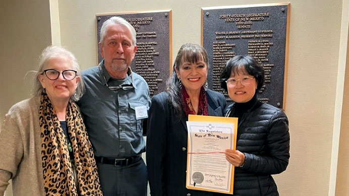 New Mexico Earth Citizen Day Declaration held with members